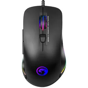 Marvo Mysz M508, 3200DPI, optyczna, 6kl., przewodowa USB, czarna, do gry, podświetlona